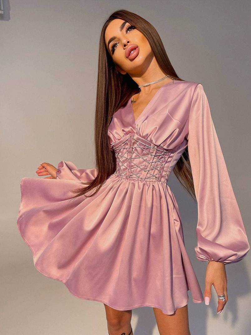 Корсетное платье с пышной юбкой   Корсетное платье с пышной юбкой   | PUSHKA SHOP