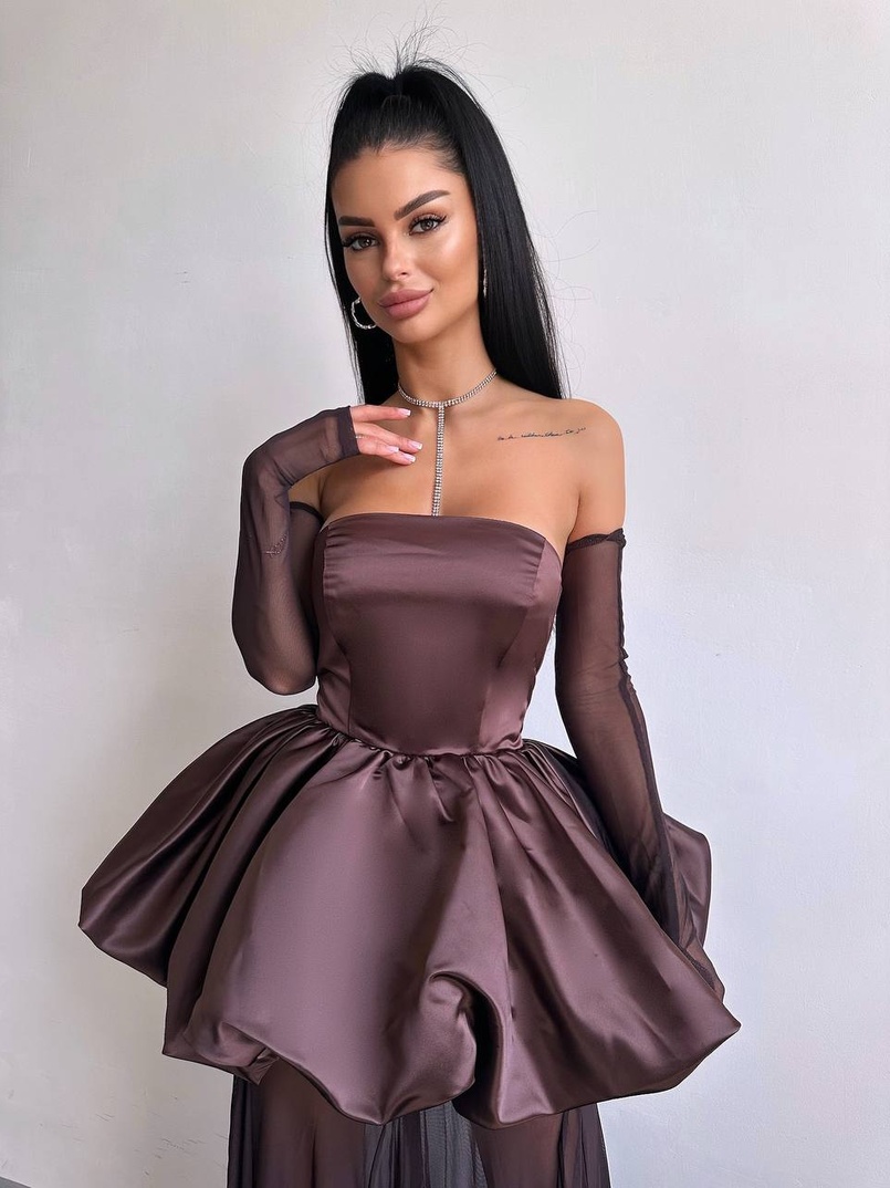 Вишуканий комплект із сукні та спідниці із сітки ✨ | PUSHKA SHOP