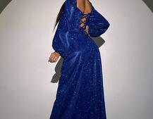 Сяючий комплект: корсет + спідниця  максі з драпіруванням Сяючий комплект: корсет + спідниця  максі з драпіруванням | PUSHKA SHOP