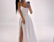 Атласний комплект: корсет + спідниця максі  | PUSHKA SHOP