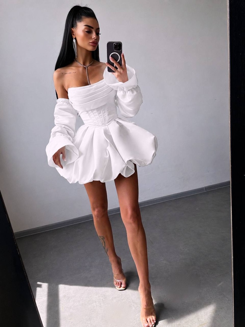 Комплект : корсет з рукавами  + спідниця балон  | PUSHKA SHOP