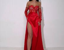 Комплект: мереживний корсет  +  спідниця максі   Комплект: мереживний корсет  +  спідниця максі   | PUSHKA SHOP