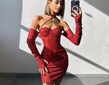 Сяюча корсетна сукня бюстьє Сяюча корсетна сукня бюстьє | PUSHKA SHOP