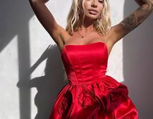 Комплект: корсет з  + спідниця декорована трояндами  Комплект: корсет з  + спідниця декорована трояндами  | PUSHKA SHOP