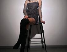 Сукня із сітки зі стразами на трикотажній підкладці  Сукня із сітки зі стразами на трикотажній підкладці  | PUSHKA SHOP