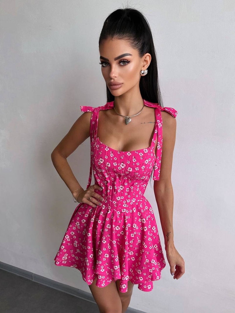 Корсетна сукня з подвійною спідницею  Корсетна сукня з подвійною спідницею  | PUSHKA SHOP