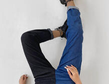 Комбинированные джинсы Комбинированные джинсы | PUSHKA SHOP