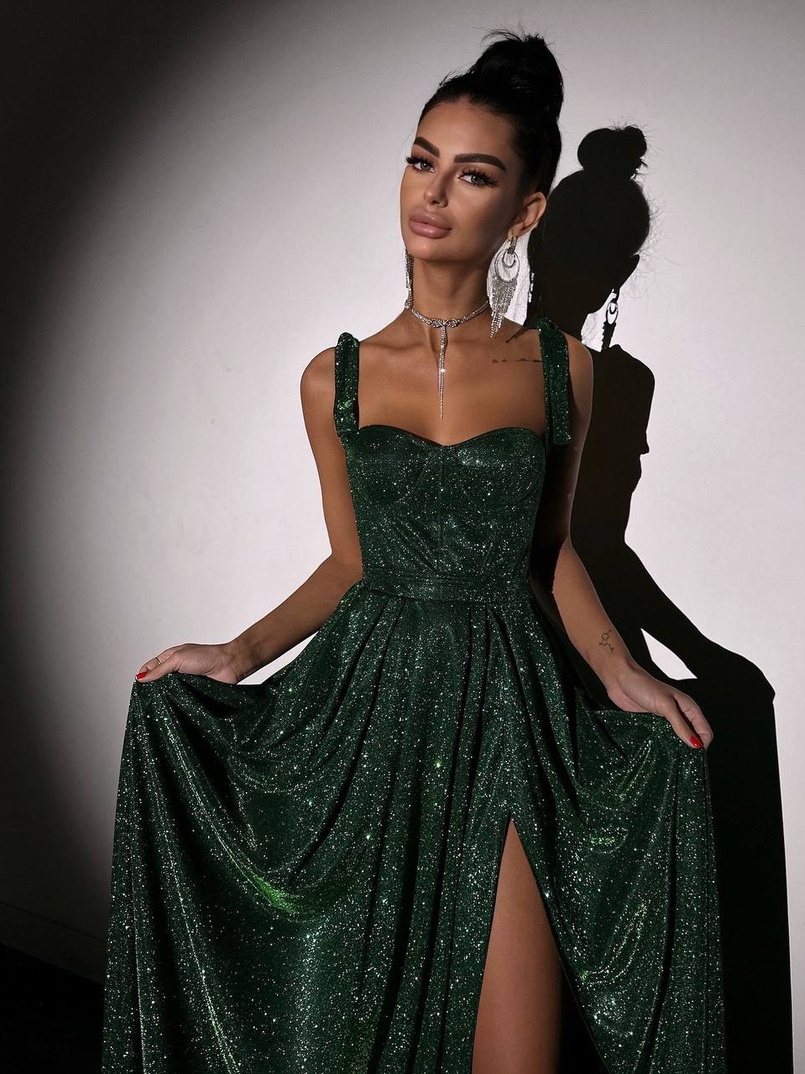 ✨Блискуча сукня максі з чашечками ✨ ✨Блискуча сукня максі з чашечками ✨ | PUSHKA SHOP