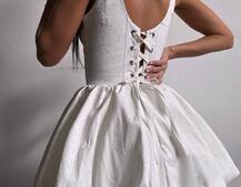 Корсетна сукня с пишною спідницею-балоном | PUSHKA SHOP