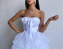 Комплект: корсет + пишна спідниця міні  Комплект: корсет + пишна спідниця міні  | PUSHKA SHOP