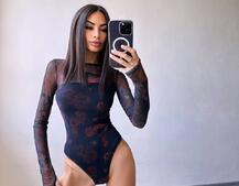 Боді з принтом   | PUSHKA SHOP