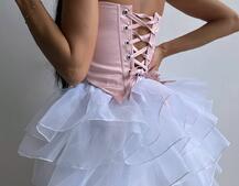 Комплект: корсет + пишна спідниця міні  Комплект: корсет + пишна спідниця міні  | PUSHKA SHOP