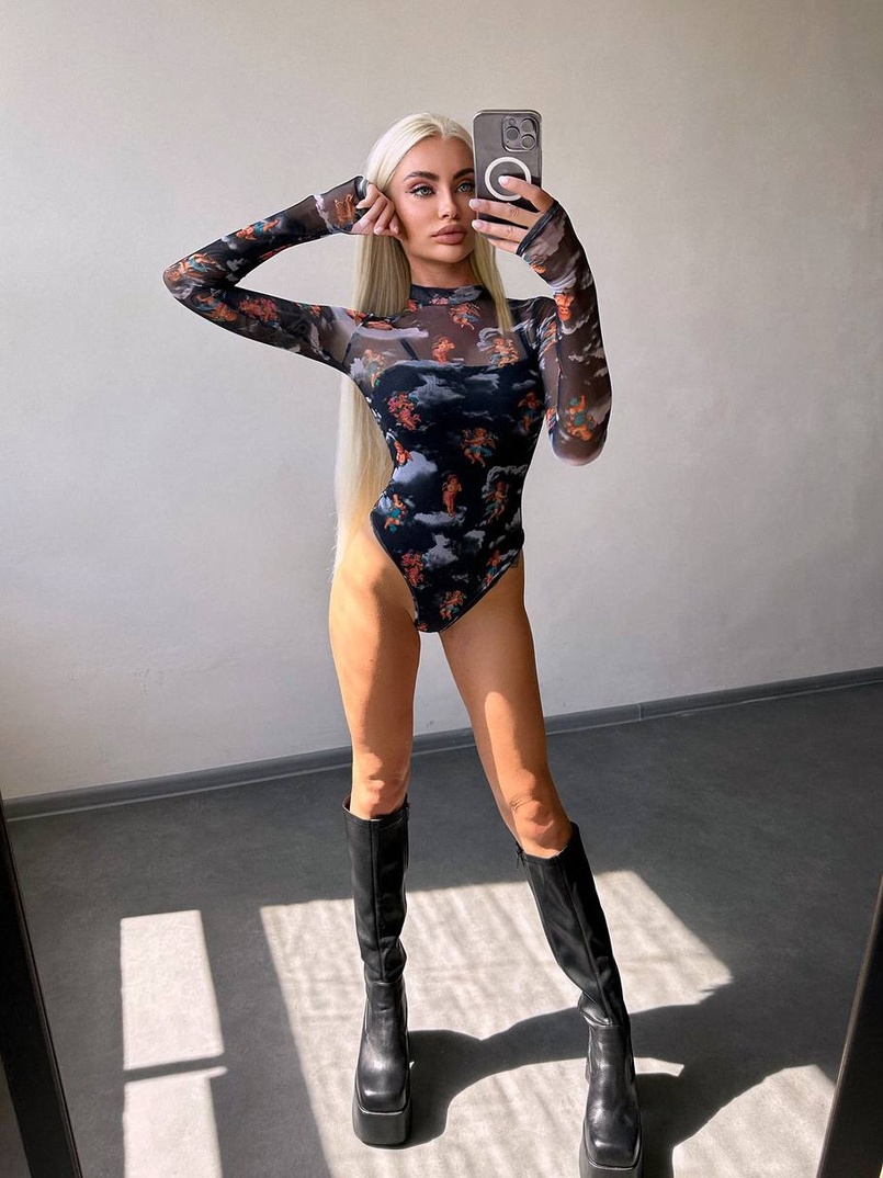 Боді з принтом   Боді з принтом   | PUSHKA SHOP