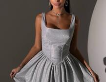 Сяюча корсетна сукня міні Сяюча корсетна сукня міні | PUSHKA SHOP