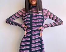 Сукня міді з принтом  Сукня міді з принтом  | PUSHKA SHOP