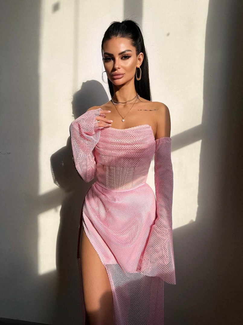 Комплект: корсет з рукавами + спідниця максі Комплект: корсет з рукавами + спідниця максі | PUSHKA SHOP