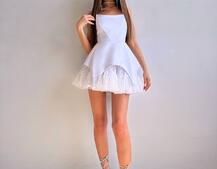 Атласна корсетна сукня  | PUSHKA SHOP