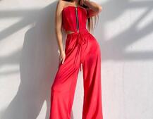 Велюровий комплект трійка: кофта + корсет на блискавці+ штани Велюровий комплект трійка: кофта + корсет на блискавці+ штани | PUSHKA SHOP