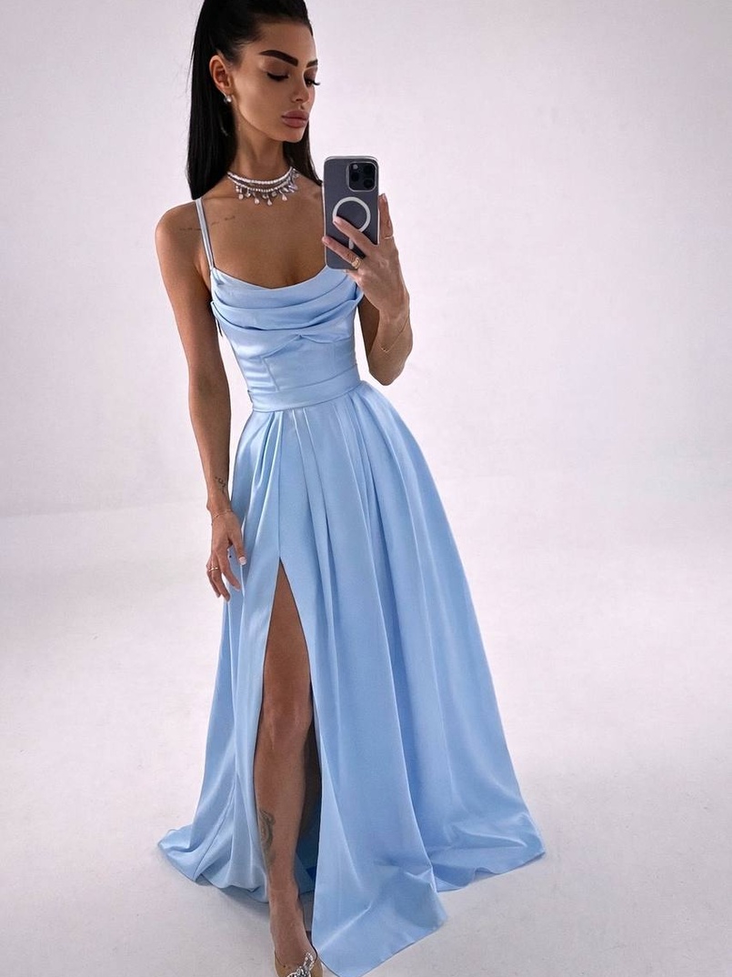 Атласний комплект: корсет + спідниця максі Атласний комплект: корсет + спідниця максі | PUSHKA SHOP