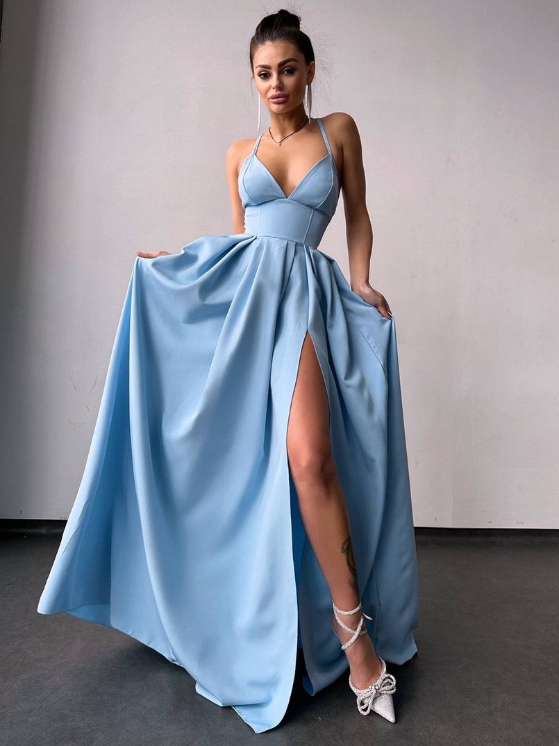 Сукня максі  з корсетним верхом і чашечками  | PUSHKA SHOP