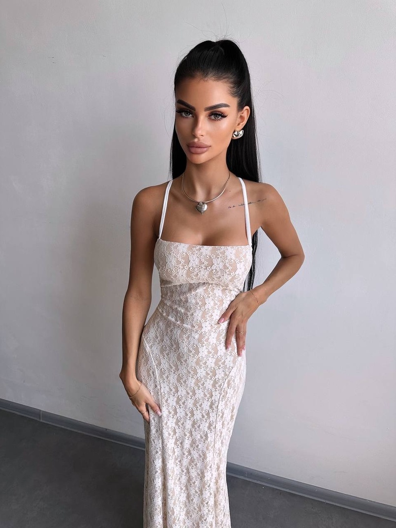 Мереживна сукня максі   Мереживна сукня максі   | PUSHKA SHOP