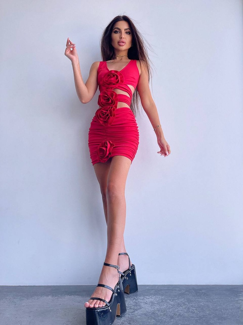 Комплект: топ та спідниця з трояндами    Комплект: топ та спідниця з трояндами    | PUSHKA SHOP