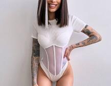 Трикотажне боді з сітчастою вставкою Трикотажне боді з сітчастою вставкою | PUSHKA SHOP