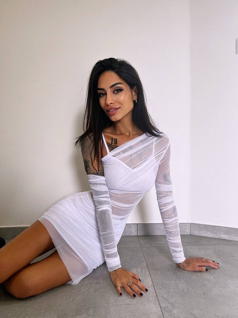 Міні сукня з драпіруванням   Міні сукня з драпіруванням   | PUSHKA SHOP