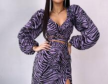 Комплект: топ із зав'язками на талії + спідниця міді з розрізом Комплект: топ із зав'язками на талії + спідниця міді з розрізом | PUSHKA SHOP