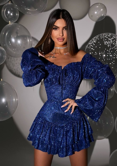 Сукня із пишною спідницею та воланами  | PUSHKA SHOP