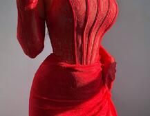 Мереживна сукня максі з рукавичками  | PUSHKA SHOP