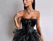 Комплект: корсет + пишна спідниця міні  Комплект: корсет + пишна спідниця міні  | PUSHKA SHOP