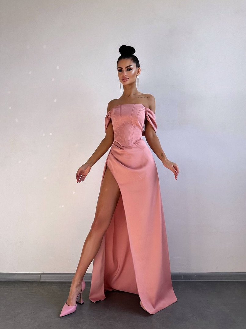 Комплект: корсет + спідниця максі з драпіруванням   | PUSHKA SHOP