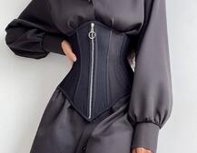 Приталена сорочка + корсет з блискавкою  Приталена сорочка + корсет з блискавкою  | PUSHKA SHOP