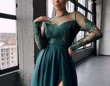 Сукня максі з мереживом  | PUSHKA SHOP