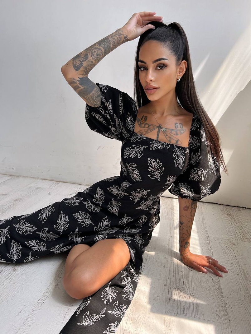 Улюблена сукня міді зі шнурівкою на спинці в нових кольорах Улюблена сукня міді зі шнурівкою на спинці в нових кольорах | PUSHKA SHOP