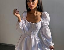 Лялькова сукня з пишною спідницею та корсетним верхом  | PUSHKA SHOP