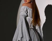 Сяючий комплект: сукня + корсет   | PUSHKA SHOP