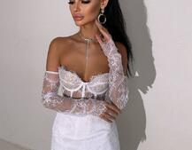 Мереживний комплект: корсет + спідниця   Мереживний комплект: корсет + спідниця   | PUSHKA SHOP