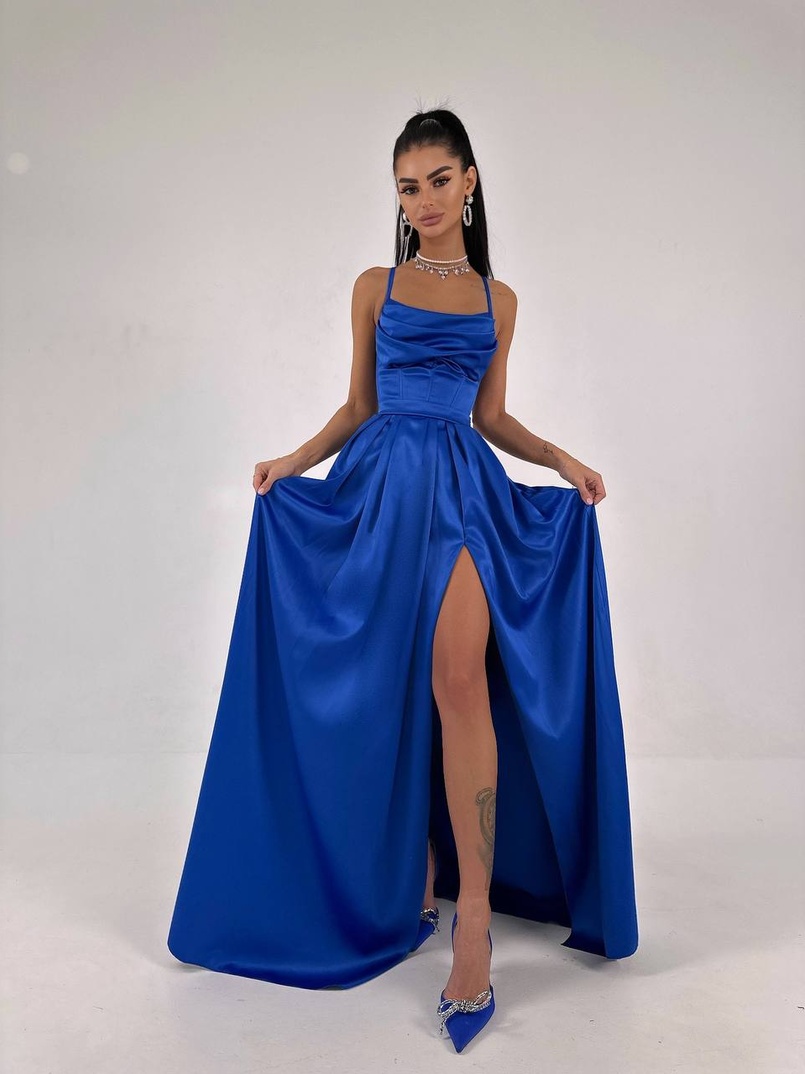 Атласний комплект: корсет + спідниця максі Атласний комплект: корсет + спідниця максі | PUSHKA SHOP