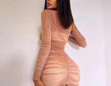 Міні сукня з драпіруванням   Міні сукня з драпіруванням   | PUSHKA SHOP