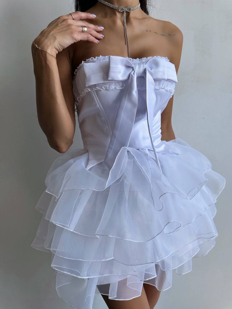 Комплект: корсет + пишна спідниця міні  Комплект: корсет + пишна спідниця міні  | PUSHKA SHOP