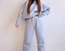 Теплий комплект: худі + спортивні штани Теплий комплект: худі + спортивні штани | PUSHKA SHOP