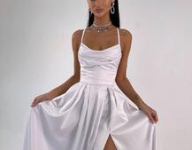 Атласний комплект: корсет + спідниця максі  | PUSHKA SHOP