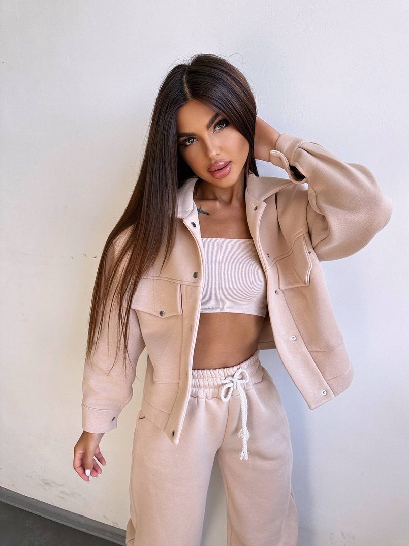 Комплект: тепла сорочка на кнопках + джоггери Комплект: тепла сорочка на кнопках + джоггери | PUSHKA SHOP