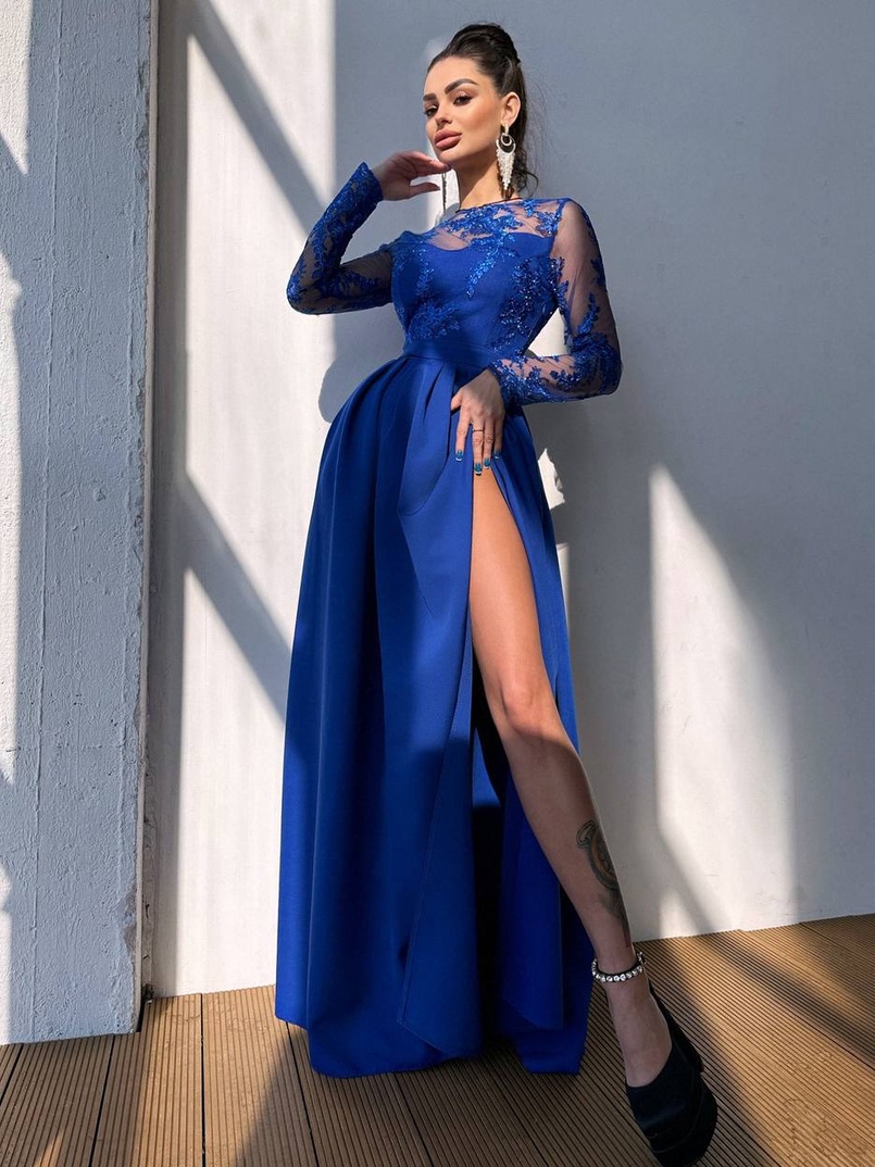 Сукня максі з мереживом  Сукня максі з мереживом  | PUSHKA SHOP