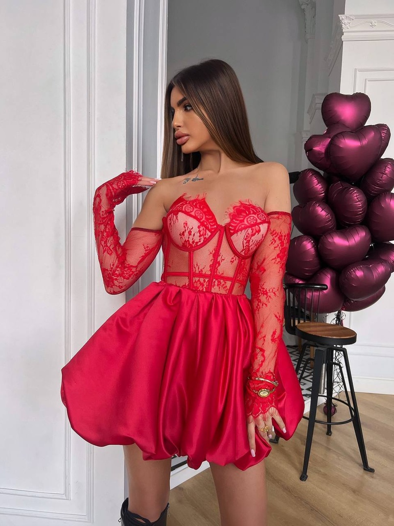 Комплект : мереживний корсет з чашечками+ спідниця балон Комплект : мереживний корсет з чашечками+ спідниця балон | PUSHKA SHOP