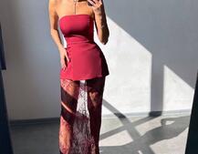 Комплект: піджак + блуза з баской + мереживна спідниця-шорти  Комплект: піджак + блуза з баской + мереживна спідниця-шорти  | PUSHKA SHOP