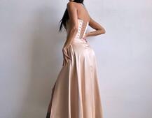 Корсетна сукня міді  | PUSHKA SHOP