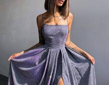 Сяюча сукня максі  зі шнурівкою на спинці Сяюча сукня максі  зі шнурівкою на спинці | PUSHKA SHOP